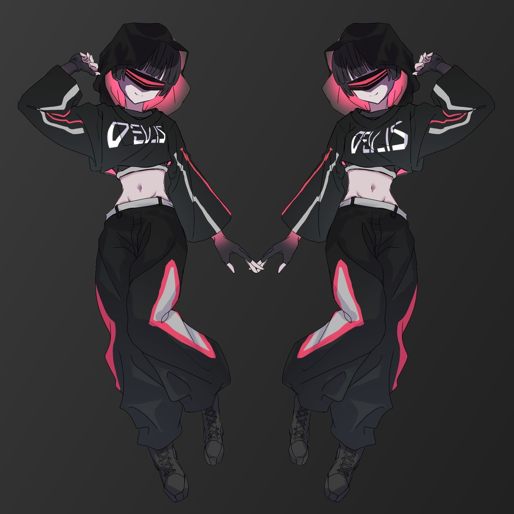 アクリルスタンド / 黒子ちゃん(hololive) ※非公式