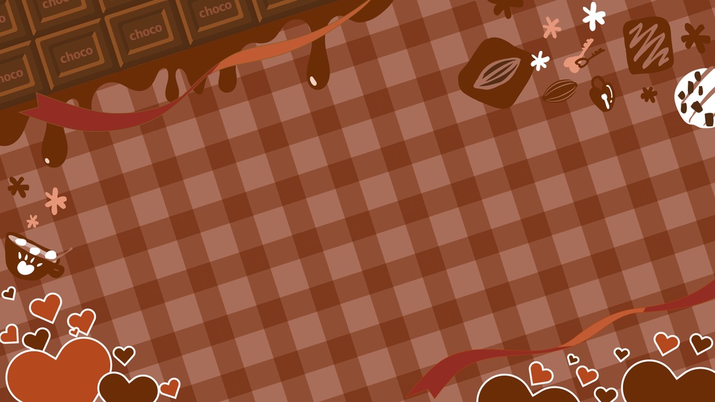 バレンタイン配信素材〈チョコ〉