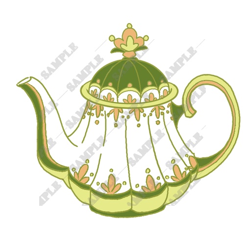 【商用利用OK】お茶会素材(抹茶)