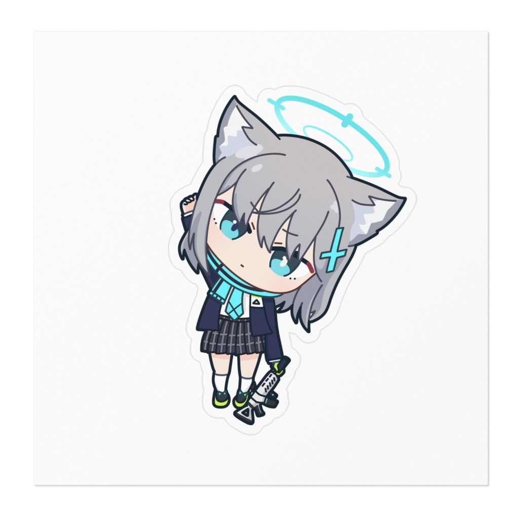 ブルアカステッカー 砂狼シロコ