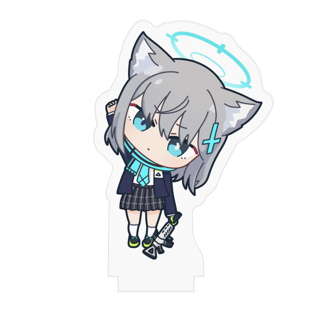 ブルアカアクリルスタンド 砂狼シロコ