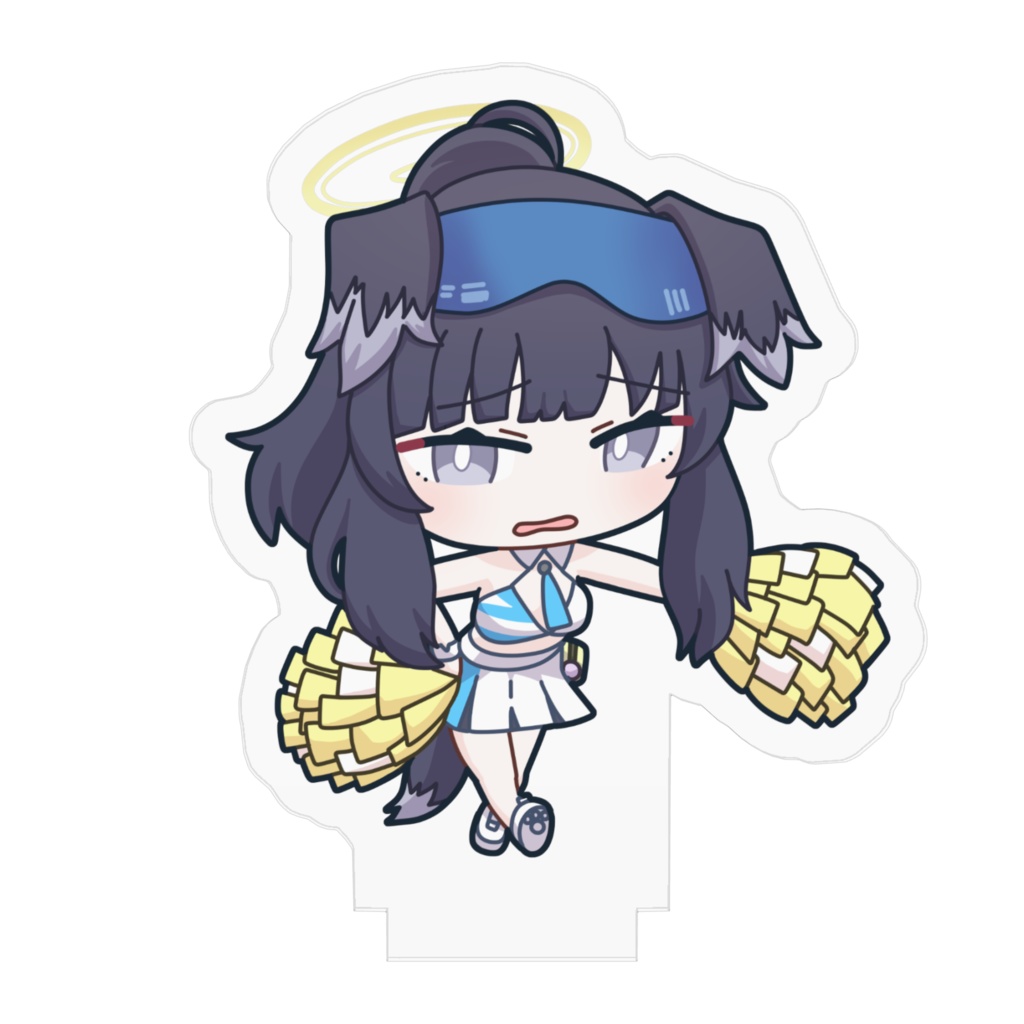 ブルアカアクリルスタンド 猫塚ヒビキ(応援団)