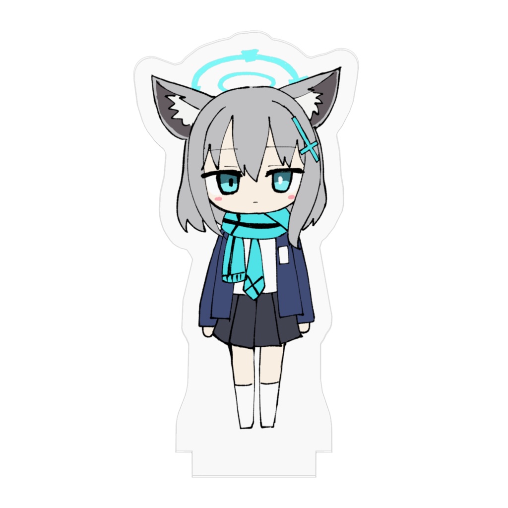 ブルアカアクリルスタンド 砂狼シロコVer.ゆる