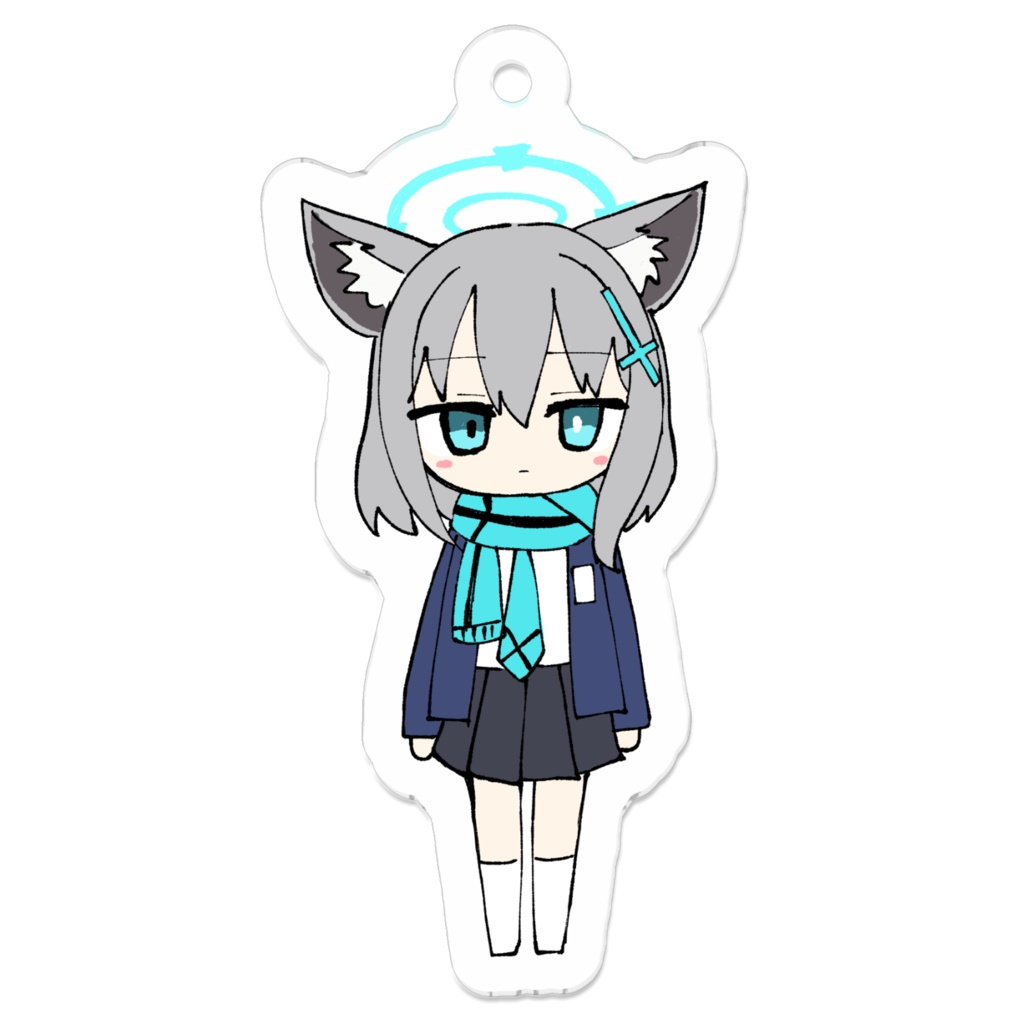 ブルアカアクキー 砂狼シロコVer.ゆる