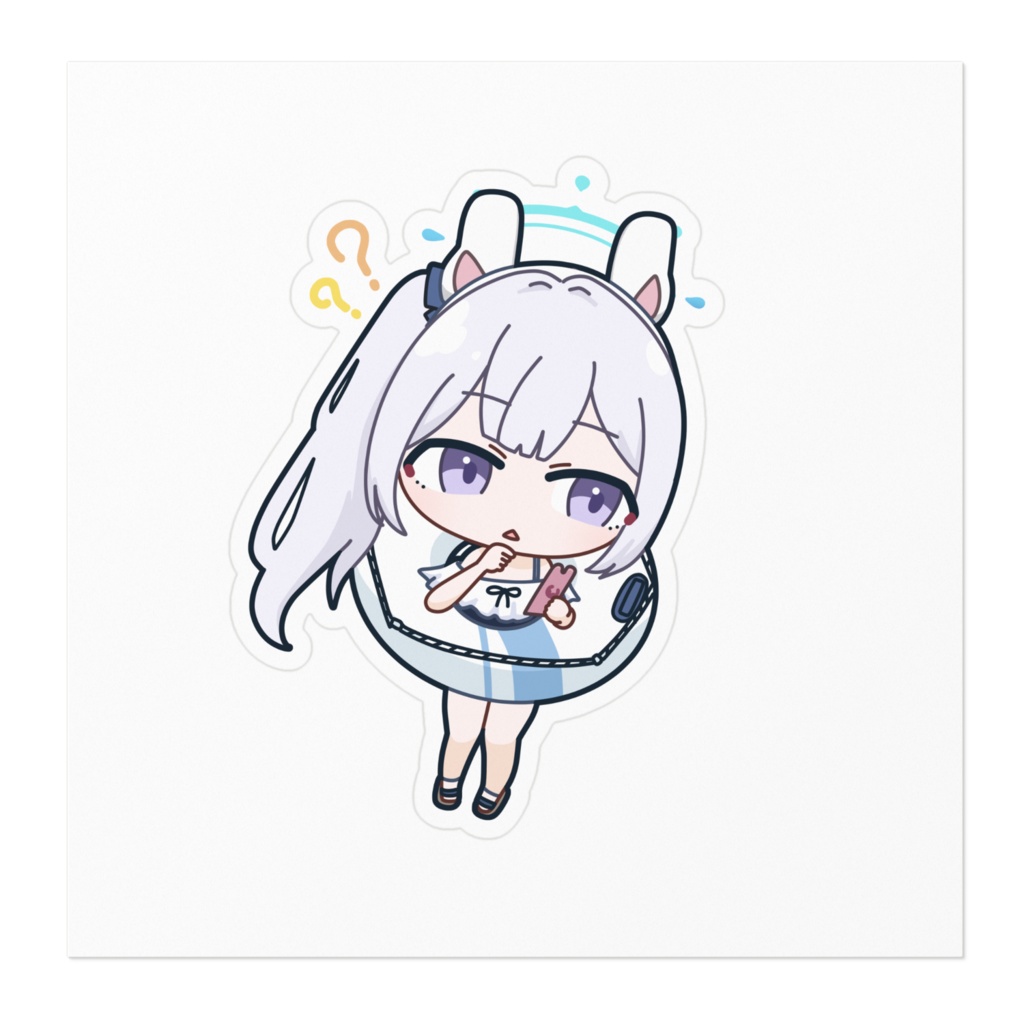 ブルアカステッカー 月雪ミヤコ(水着)