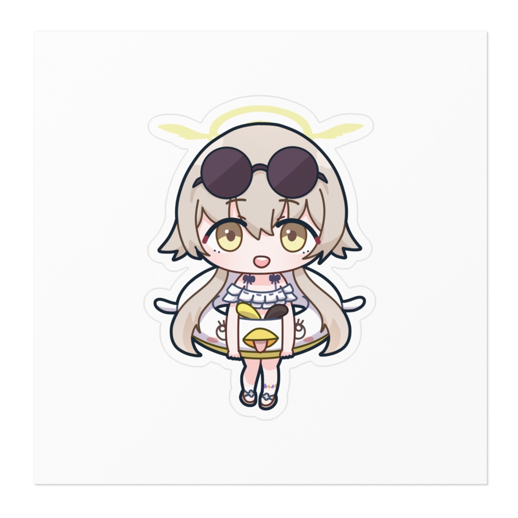 ブルアカステッカー 阿慈谷ヒフミ(水着)