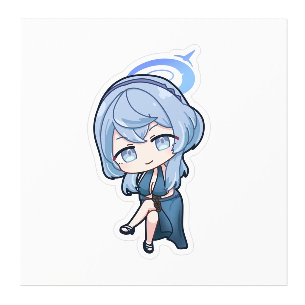 ブルアカステッカー 天雨アコ(ドレス)