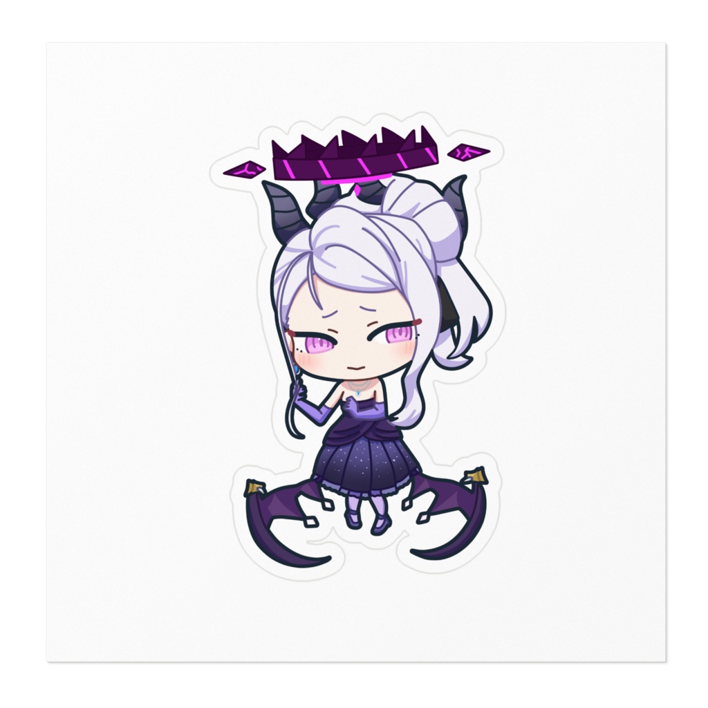 ブルアカステッカー 空崎ヒナ(ドレス)