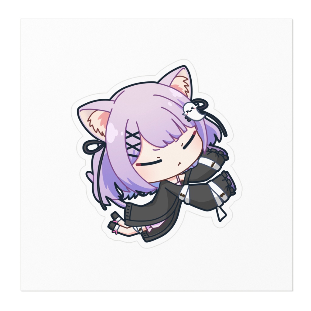 猫っぽいぶいすぽっ!ステッカー 紫宮るな