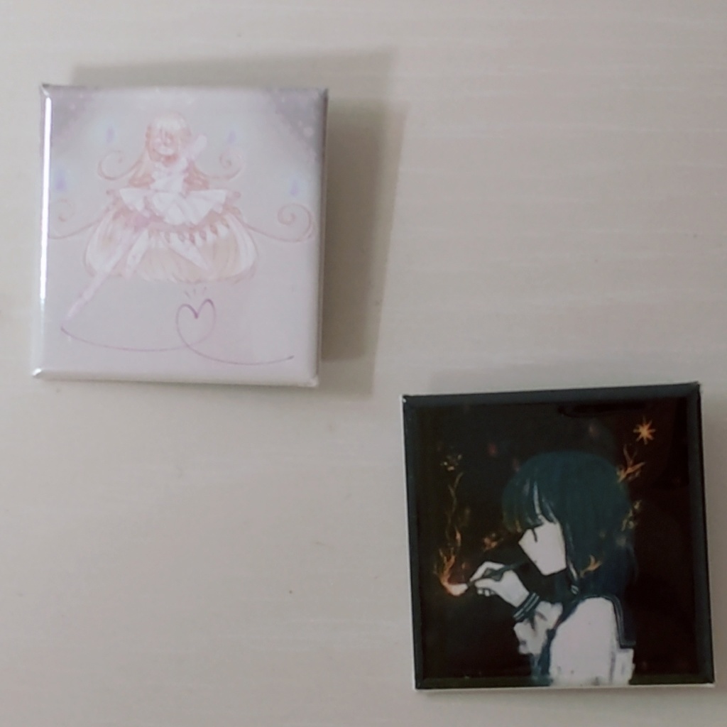 羽の音コラボ作品③缶バッジセット