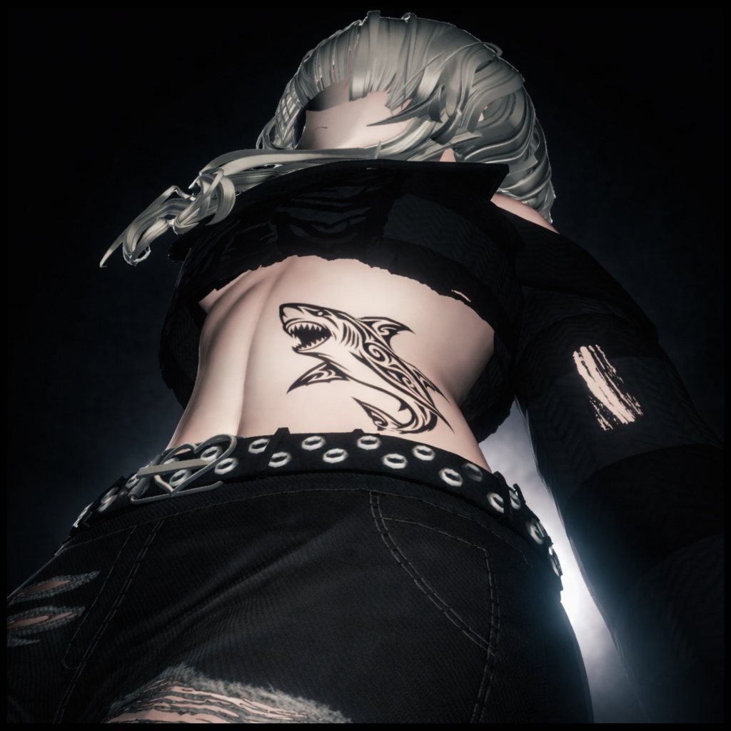 【VRC】タトゥーデカール_001【デカール】