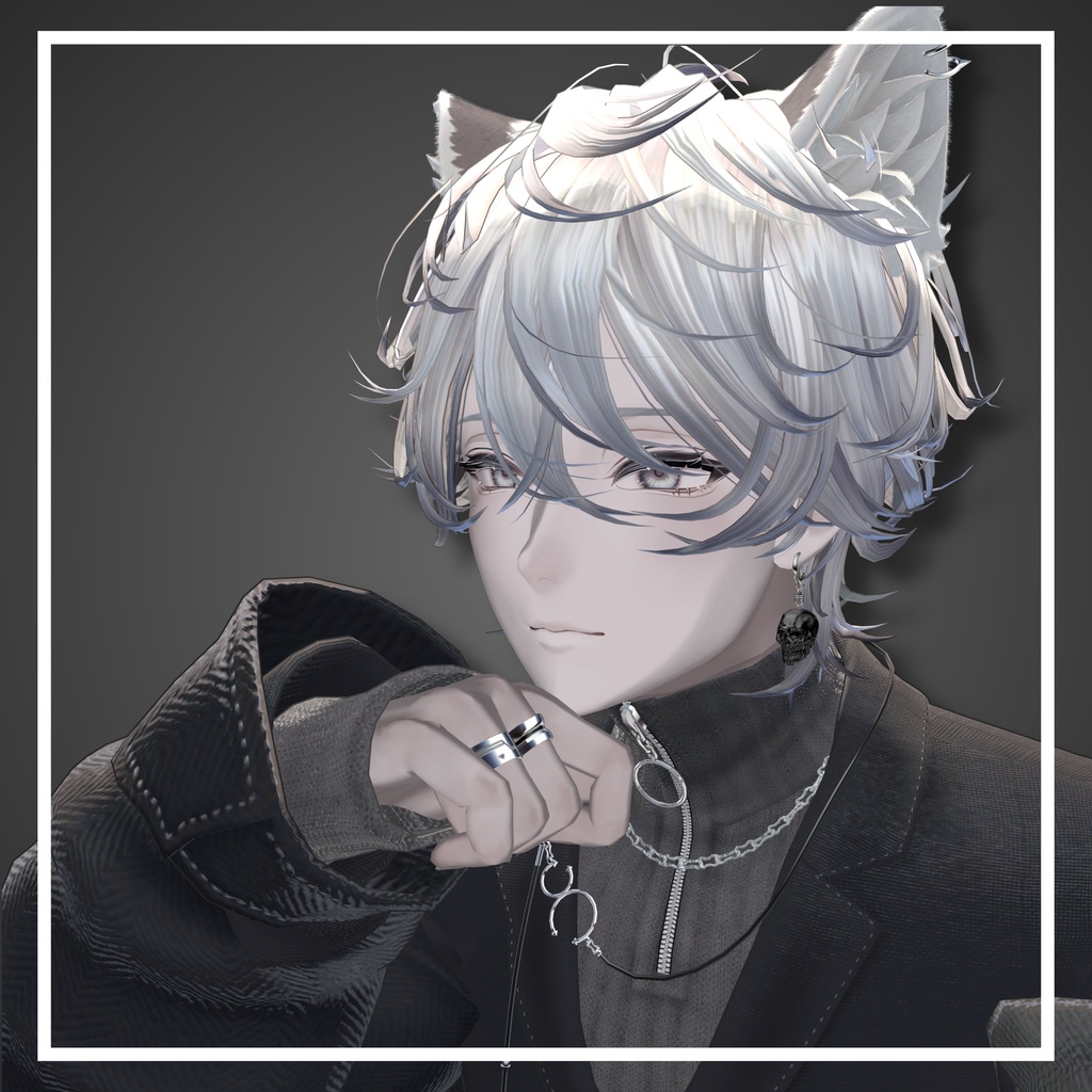 【VRC】skull keyholder【全アバター】