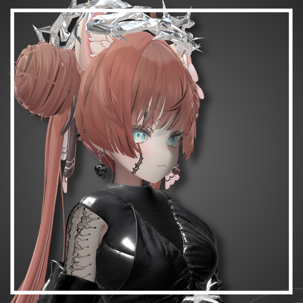 【VRC】skull keyholder【全アバター】