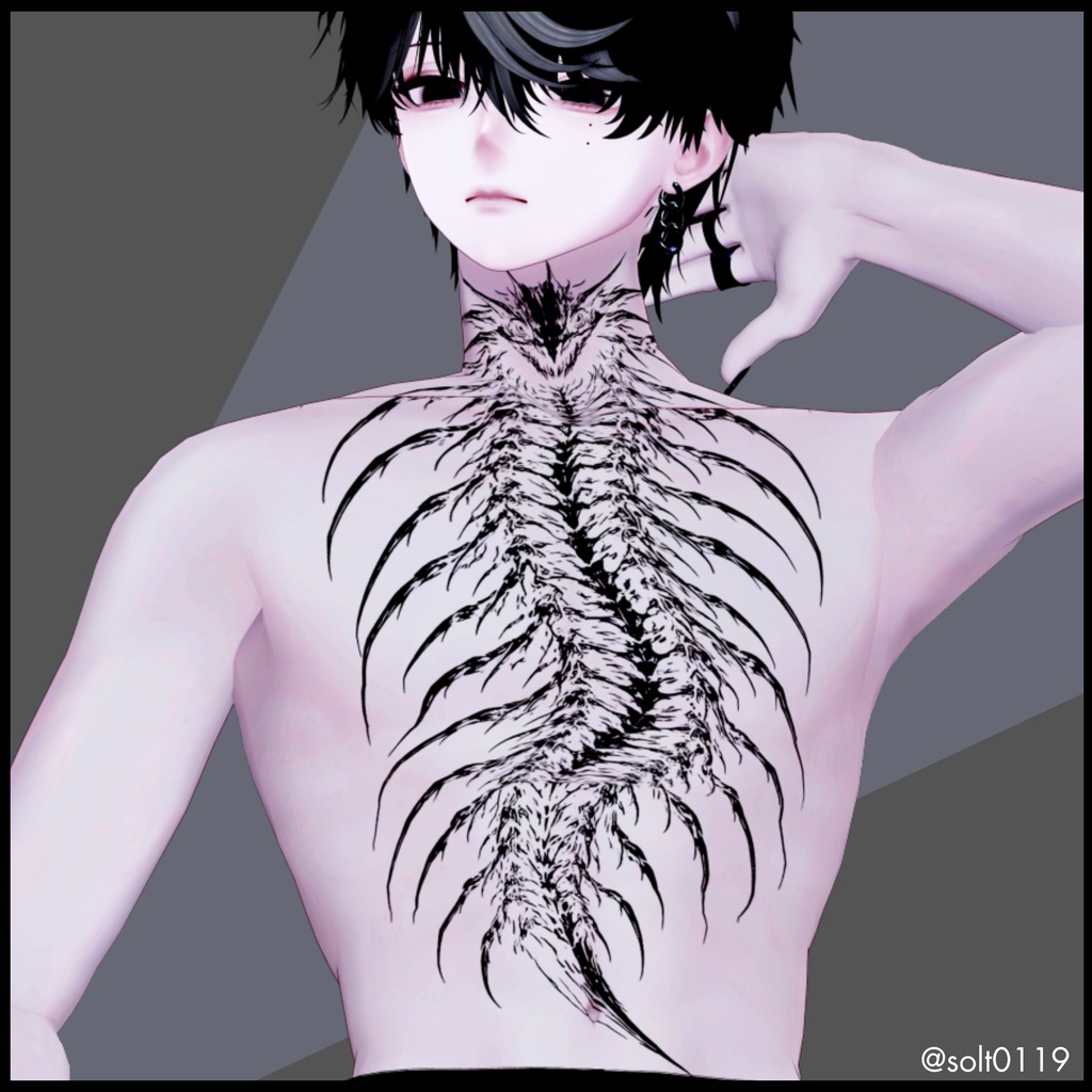 【VRC】タトゥーデカール_002【デカール】