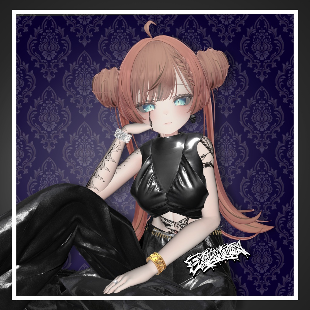 【Free】Antique Ring_S【骨直下配置式】