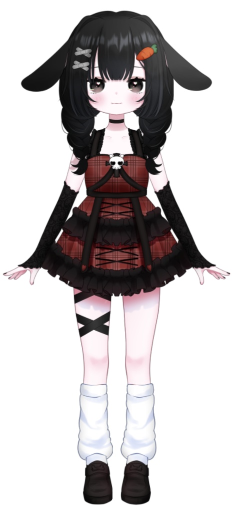 【限定1点】【VTS】【LIVE2D】パンクなたれ耳うさちゃん