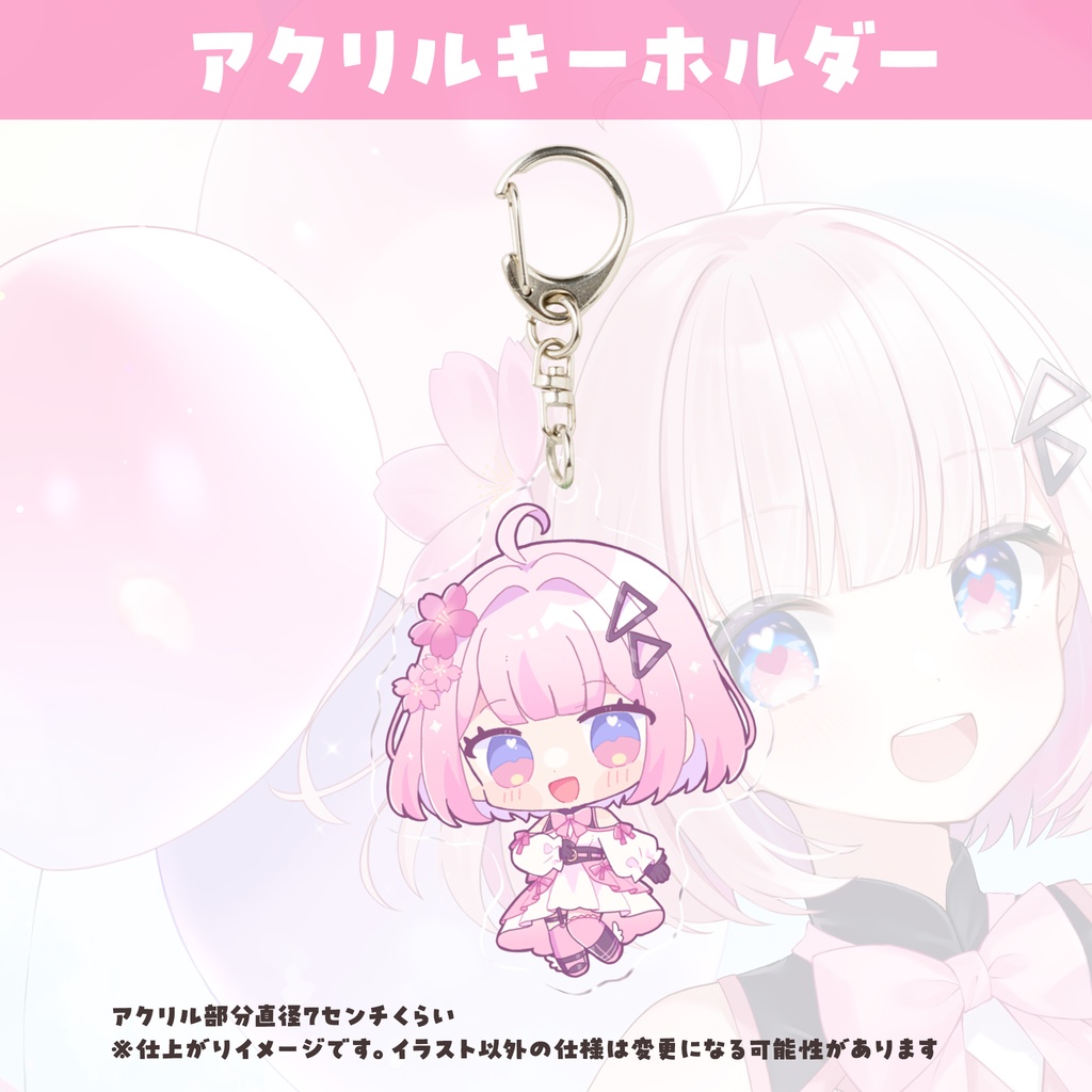 桜璃みおらデビュー記念グッズ