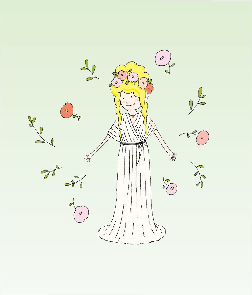 春の歌をうたう姫