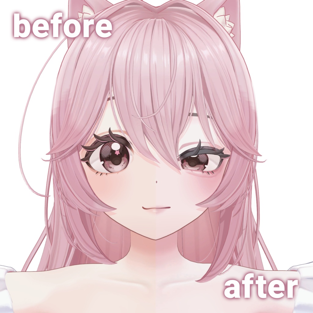 【 リナシータ 】Rinasciita Makeup+body texture+Face Blendshape