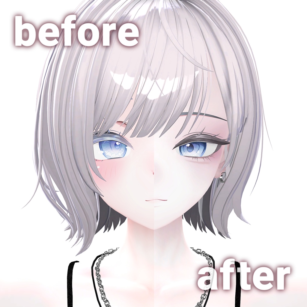 【 しお 】 Sio Makeup+Eyes texture+Face Blendshape