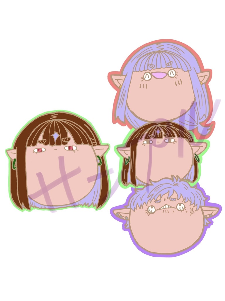 シルゴルジャスばすぴすステッカー