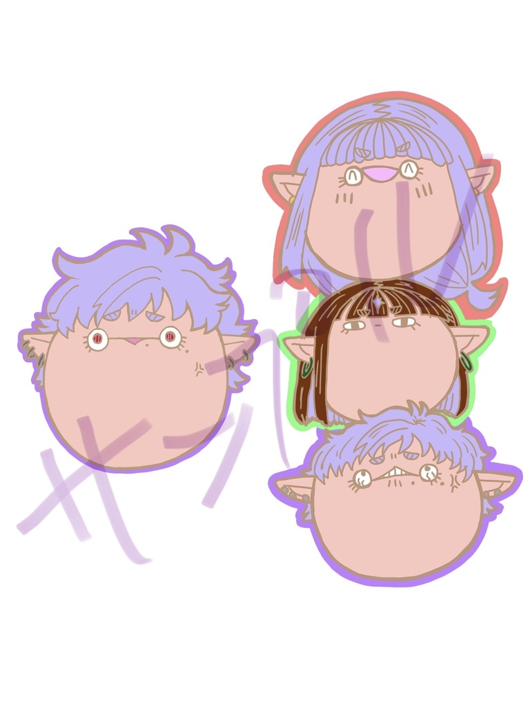 シルゴルジャスばすぴすステッカー