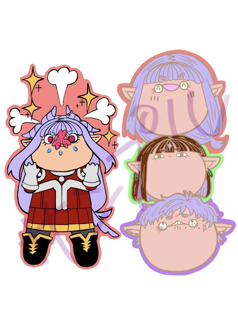 シルゴルジャスばすぴすステッカー