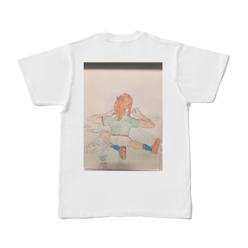 百裂拳壁蹴りジャンプキックTシャツ