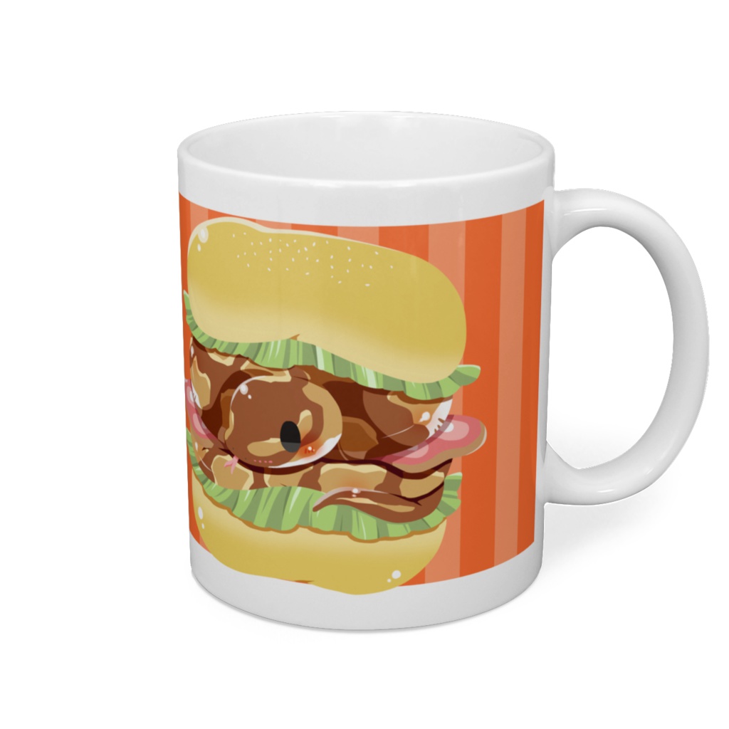 【マグカップ】ニシキヘビバーガー