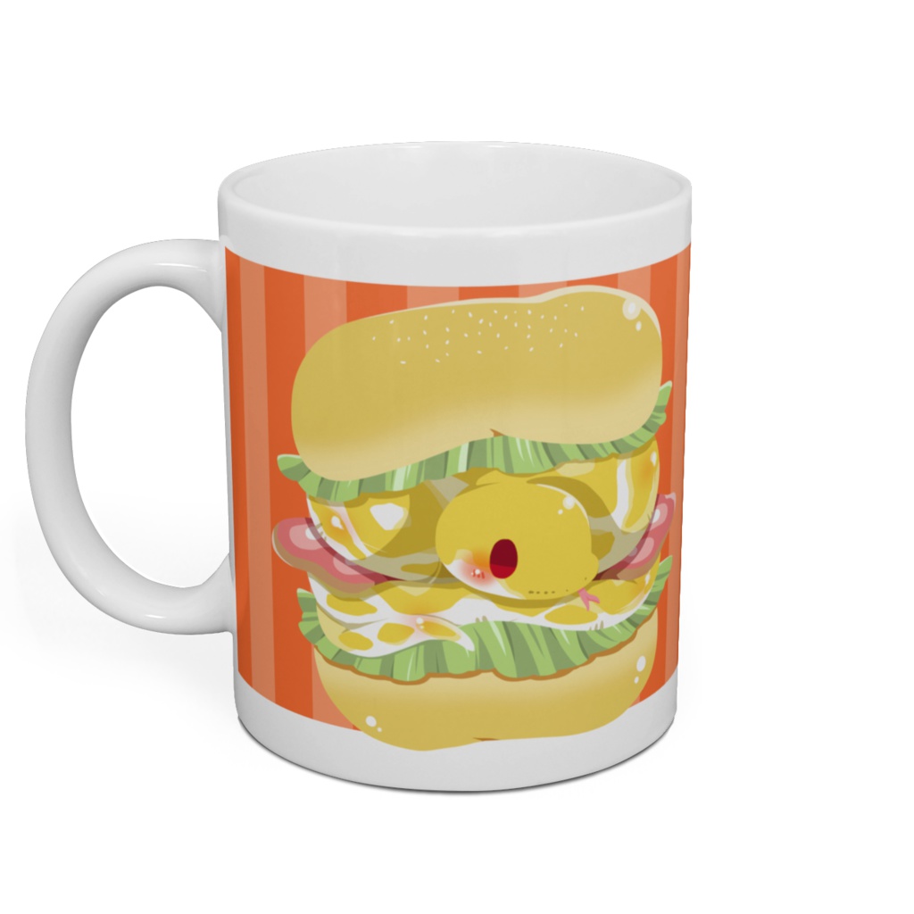 【マグカップ】ニシキヘビバーガー