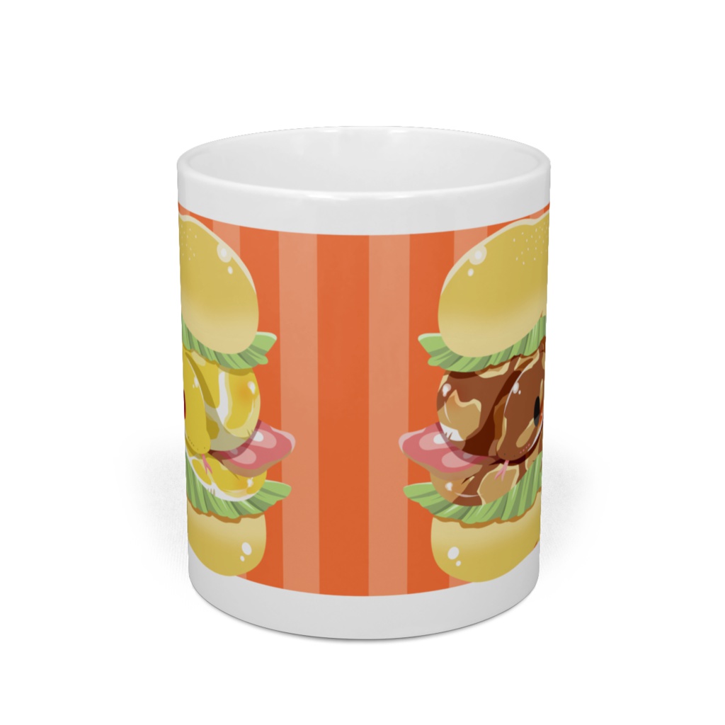 【マグカップ】ニシキヘビバーガー