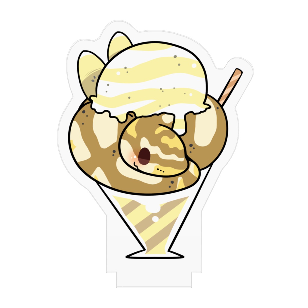 【アクリルフィギュア】ボールパイソンパフェ