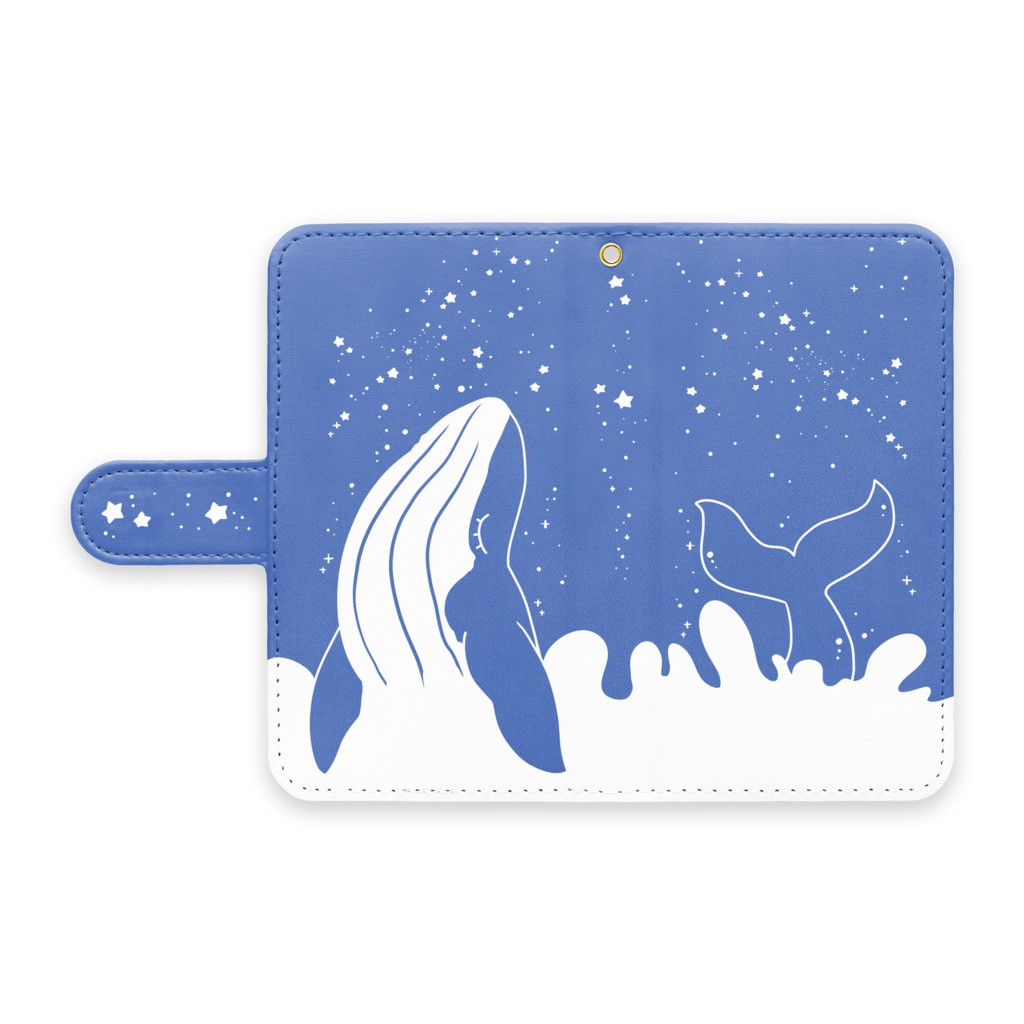 【手帳型Androidケース】ザトウクジラの見る夢