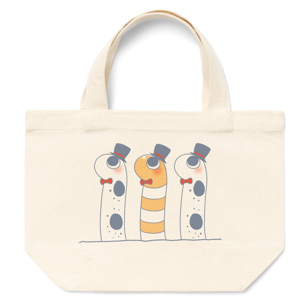 【ミニトート】チンアナゴさんとニシキアナゴさん