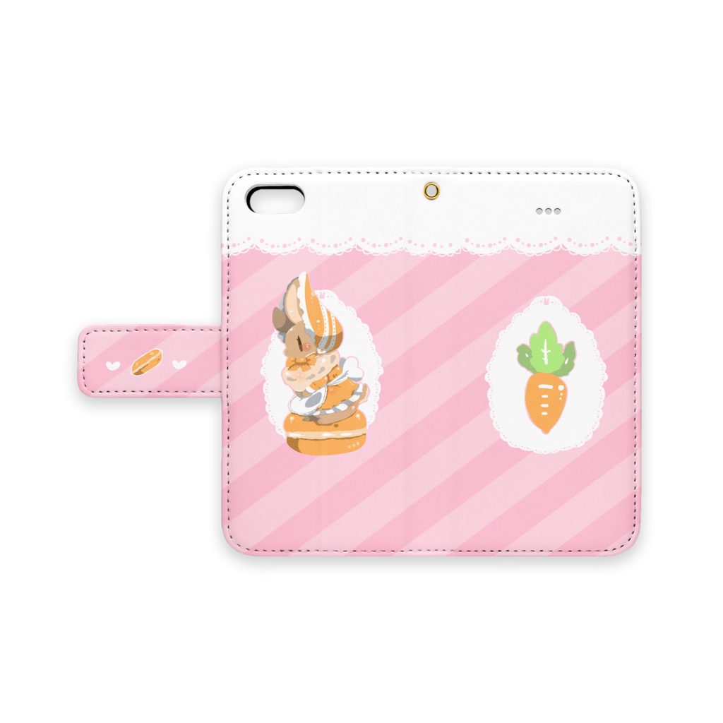 【手帳型iPhoneケース】usa×loli