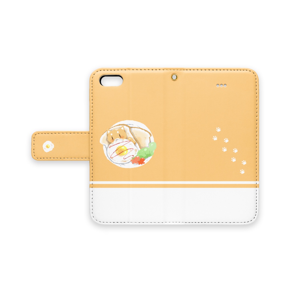 【手帳型iPhoneケース】Shiba morning☀