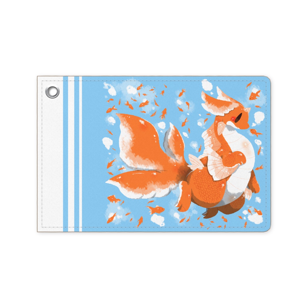 【パスケース】金魚ドラゴン