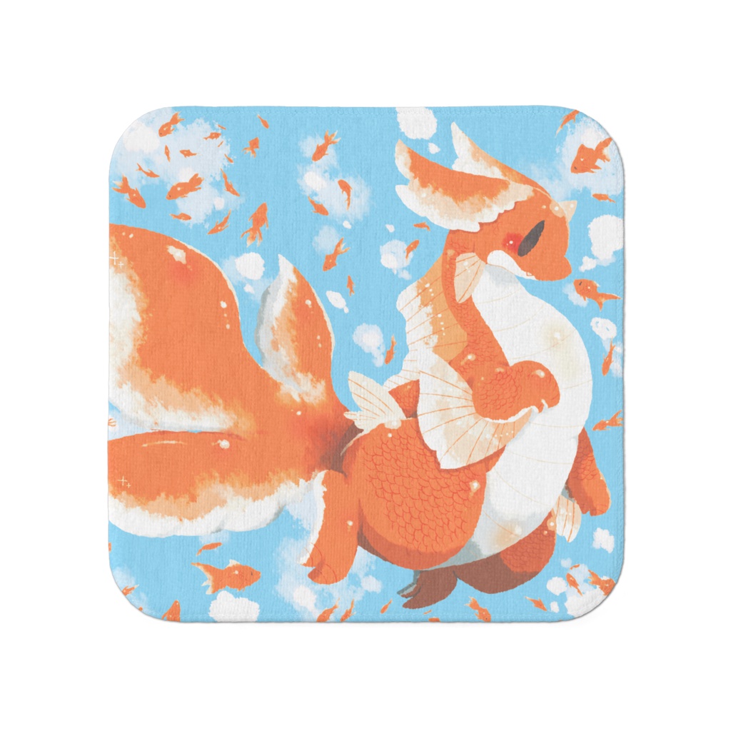 【タオル】金魚ドラゴン
