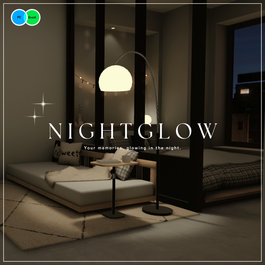 【VRC向けワールド】Night Glow