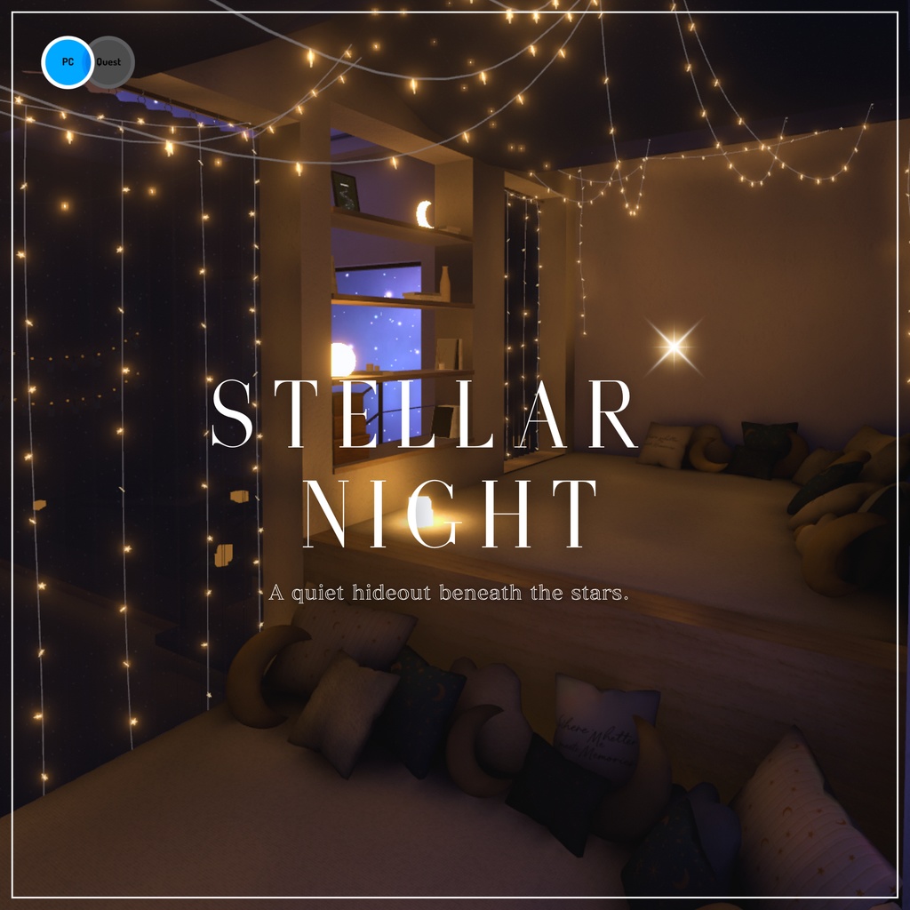 【VRC向けワールド】Stellar Night