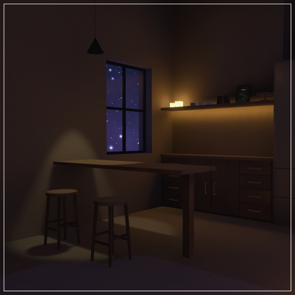 【VRC向けワールド】Stellar Night