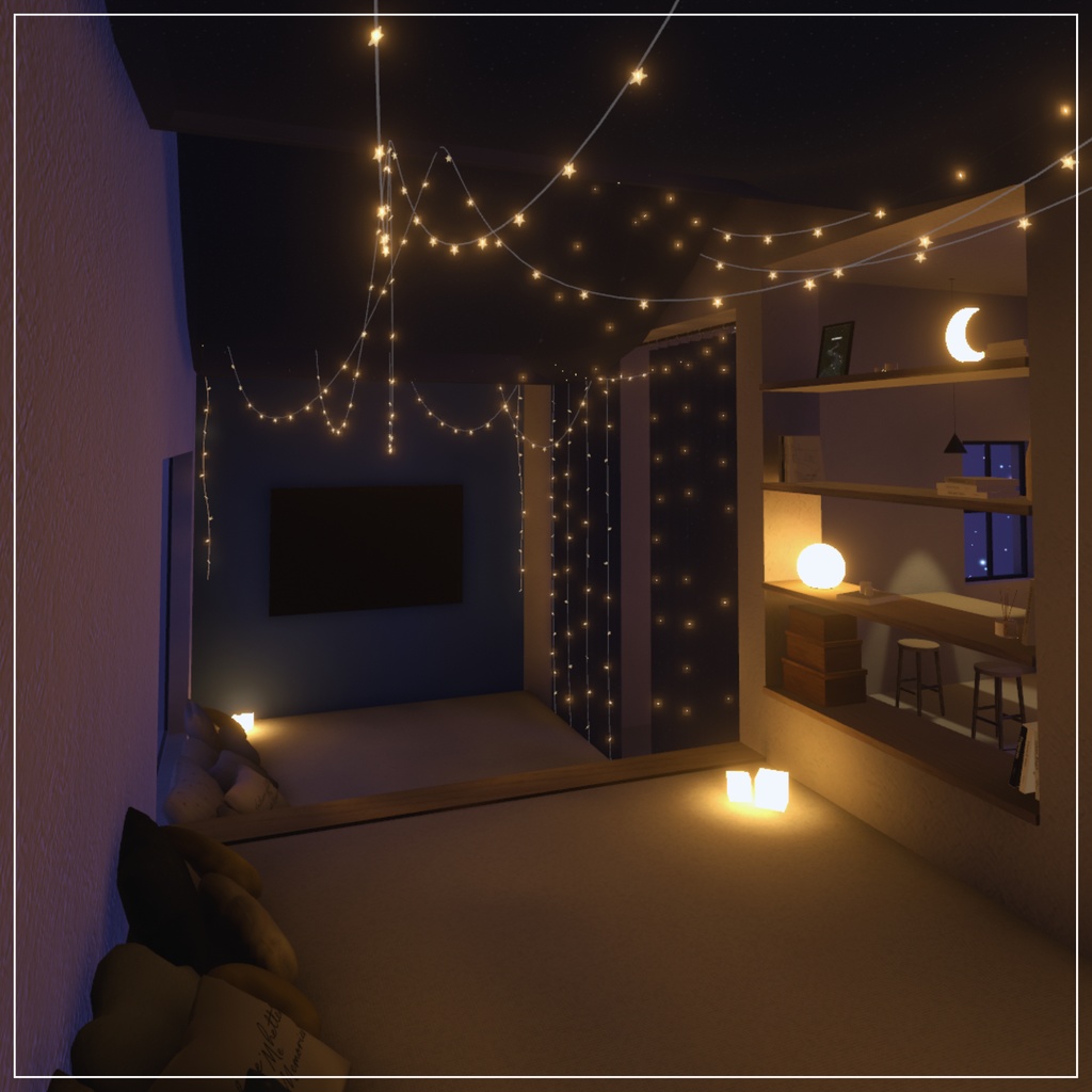 【VRC向けワールド】Stellar Night