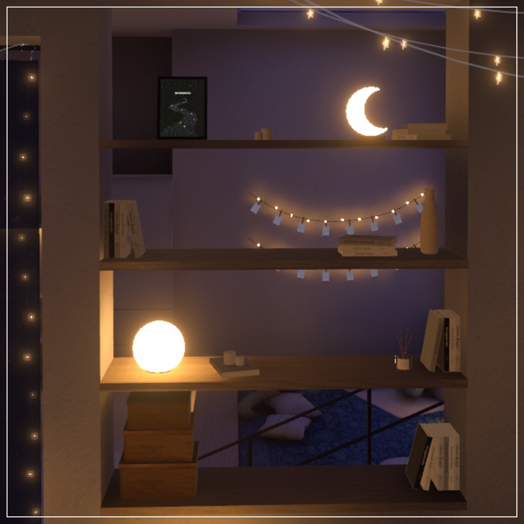 【VRC向けワールド】Stellar Night