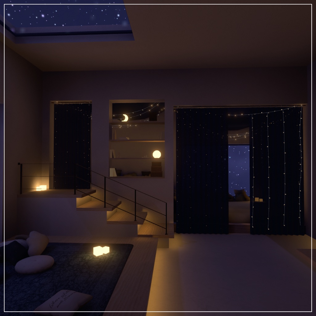 【VRC向けワールド】Stellar Night