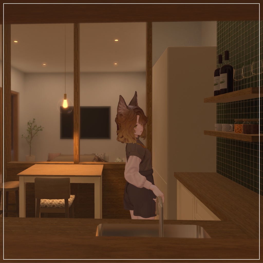 【VRC向けワールド】Homely Room