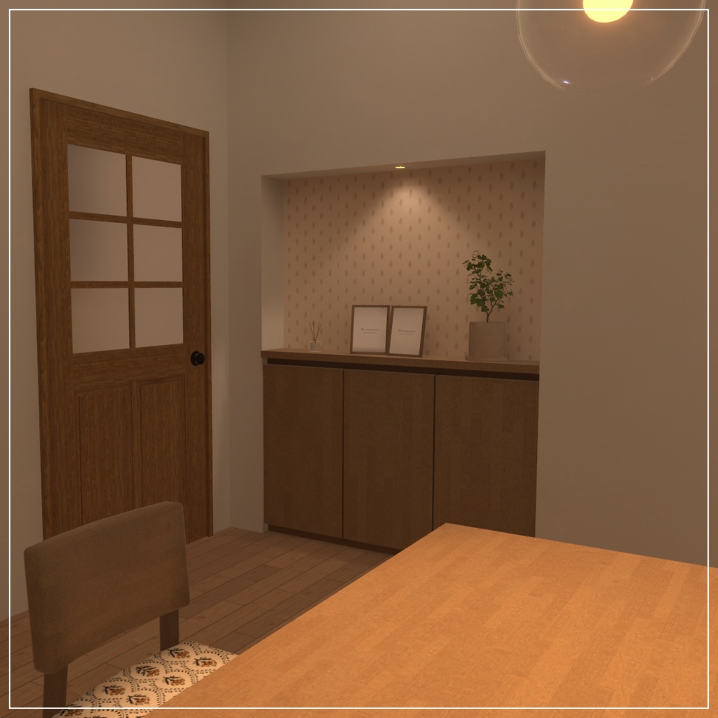 【VRC向けワールド】Homely Room