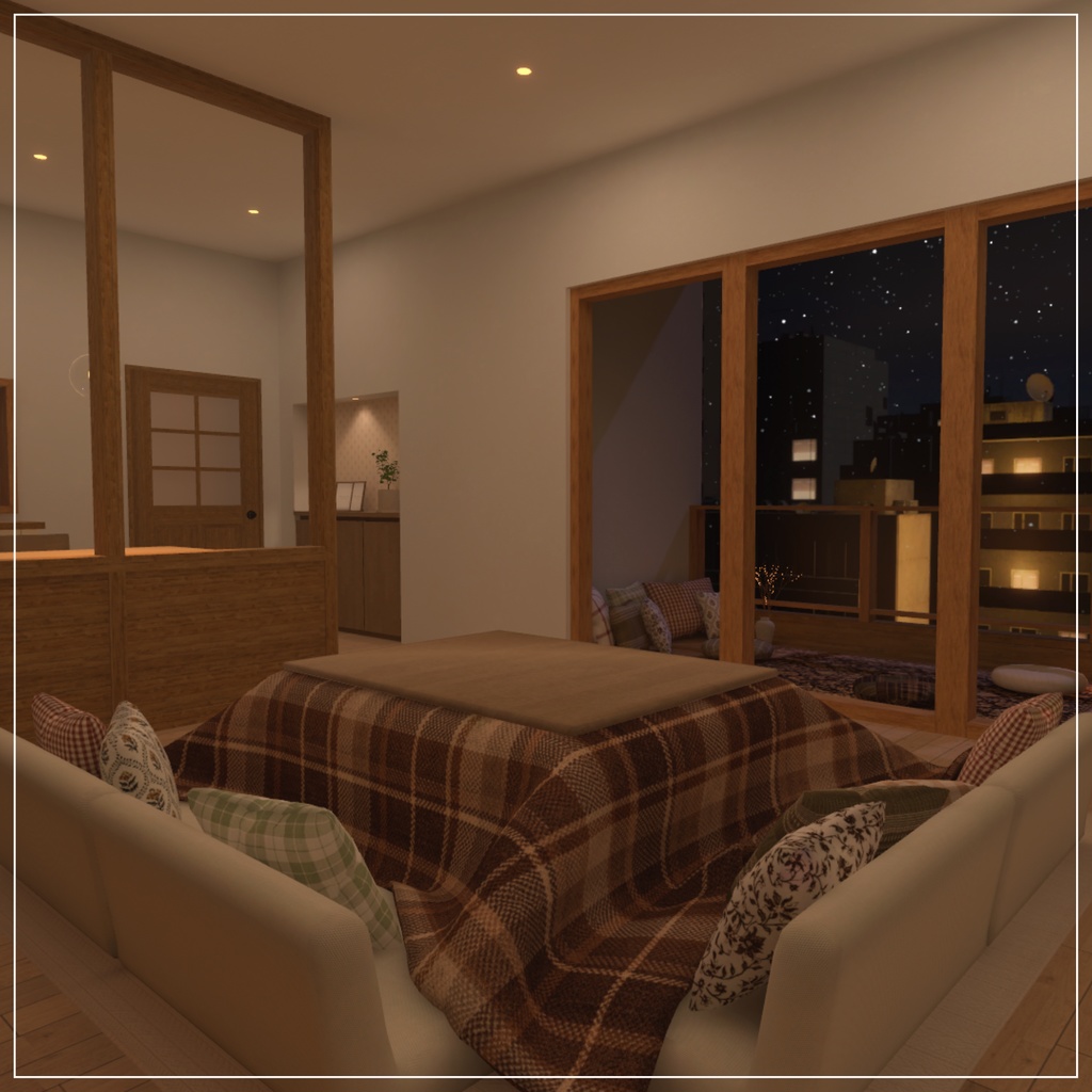 【VRC向けワールド】Homely Room
