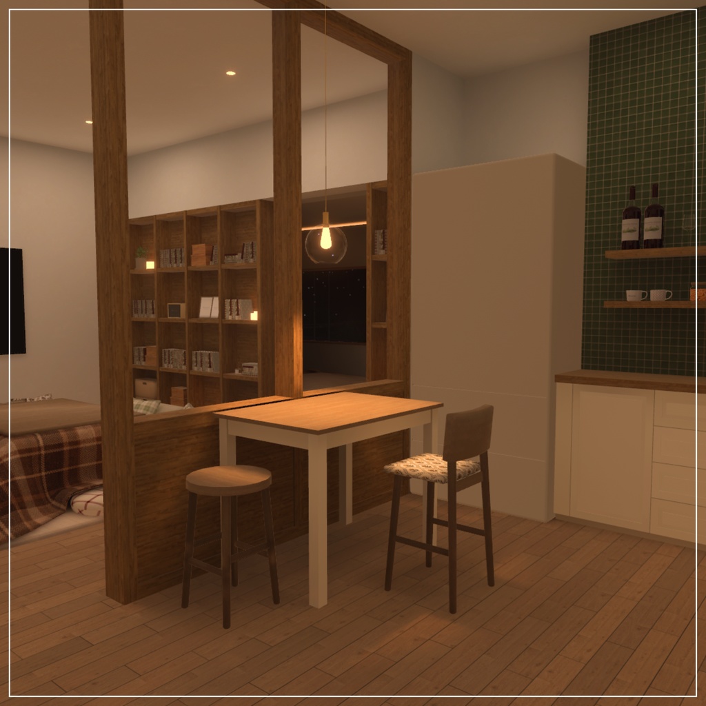 【VRC向けワールド】Homely Room