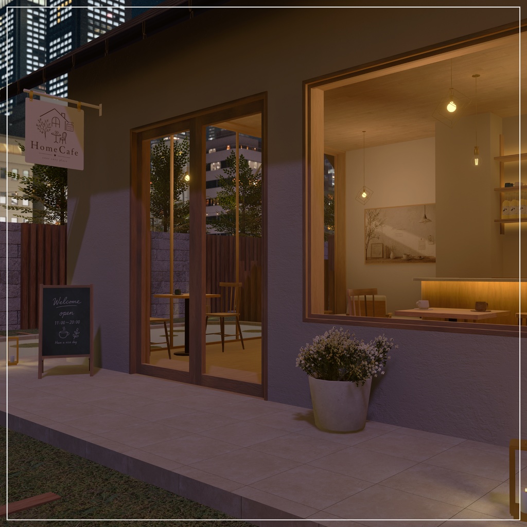 【VRC向けワールド】Home Cafe