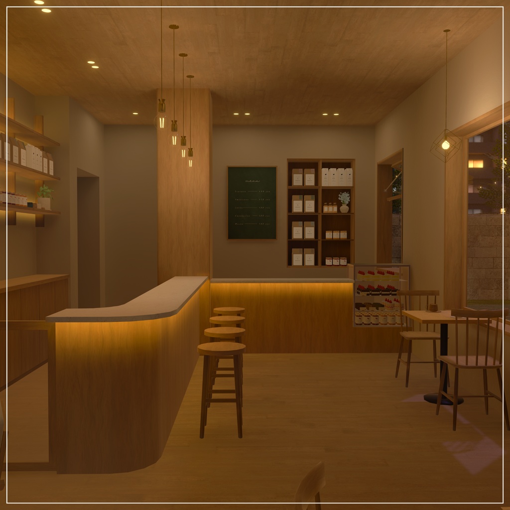 【VRC向けワールド】Home Cafe